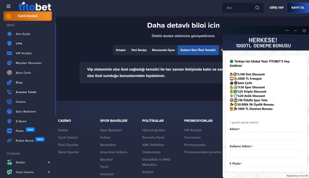 titobet iletişim kanalları